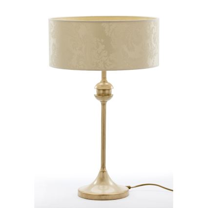 Brilagi - Lampka stołowa SAPHIRE 1xE27/15W/230V, kremowa/złota z patyną