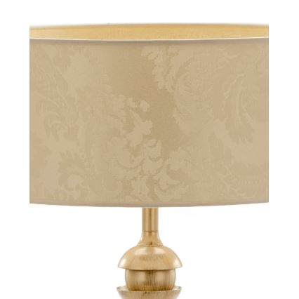 Brilagi - Lampka stołowa SAPHIRE 1xE27/15W/230V, kremowa/złota z patyną