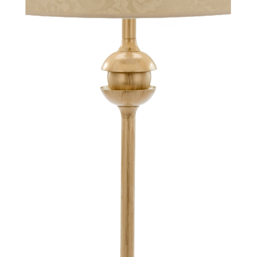 Brilagi - Lampka stołowa SAPHIRE 1xE27/15W/230V, kremowa/złota z patyną