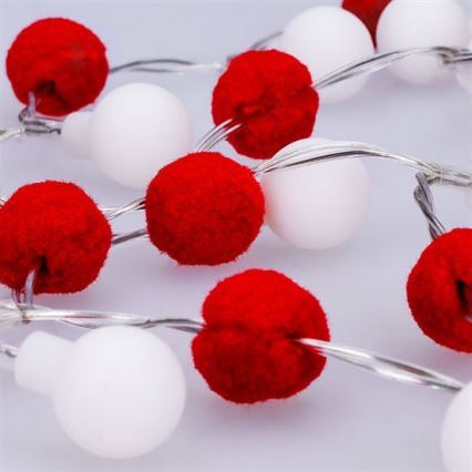 Brilagi - łańcuch LED 20xLED/2xAA 1,8 m ciepła biała