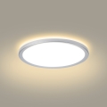 Brilagi - Łazienkowa lampa sufitowa LED ULTRA SLIM 12W/230V, śr. 22,5 cm, srebrna, IP54