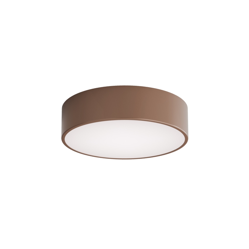 Brilagi - Lampa sufitowa do łazienki z czujnikiem ruchu i zmierzchu CLARE 2xE27/24W/230V, śr. 30 cm, brązowa, IP54