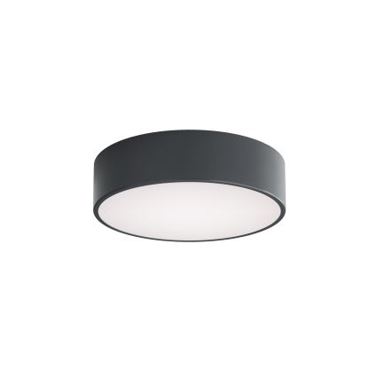 Brilagi - Plafon łazienkowy z czujnikiem ruchu i zmierzchu CLARE 2xE27/24W/230V Ø 30 cm antracyt IP54
