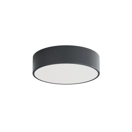Brilagi - Plafon łazienkowy z czujnikiem ruchu i zmierzchu CLARE 2xE27/24W/230V Ø 30 cm antracyt IP54
