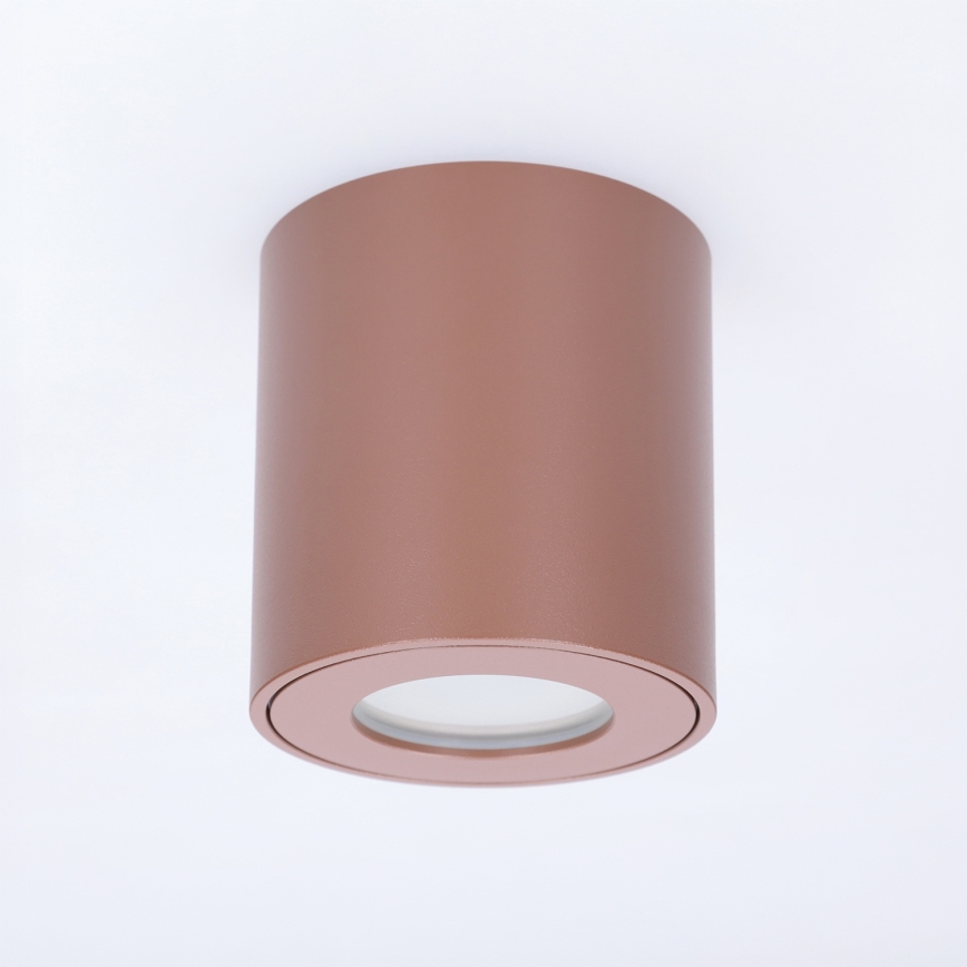 BRILAGI - Łazienkowa oprawa punktowa MIA 1xGU10/30W/230V 84x80 mm brązowa IP54