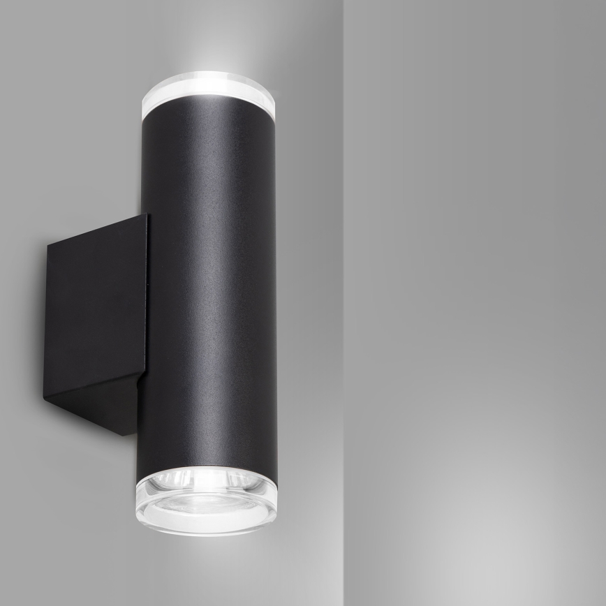 Brilagi - Kinkiet łazienkowy punktowy SELE AQUA 2xGU10/30W/230V IP44 czarny