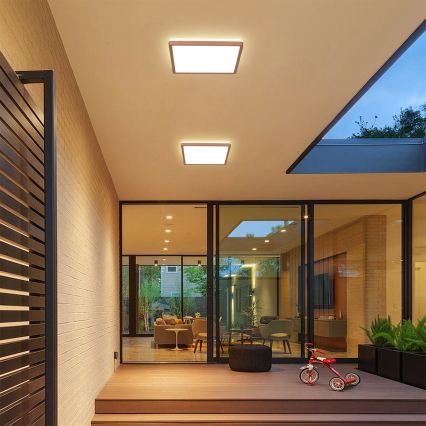 Brilagi - LED łazienkowa oprawa sufitowa ULTRA SLIM LED/18W/230V 30x30 cm różowe złoto IP54