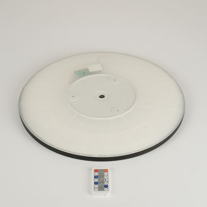 Brilagi - LED lampa ściemnialna z czujnikiem ruchu i zmierzchu ULTRA SLIM LED/24W/230V śr. 42 cm + pilot do zdalnego sterowania