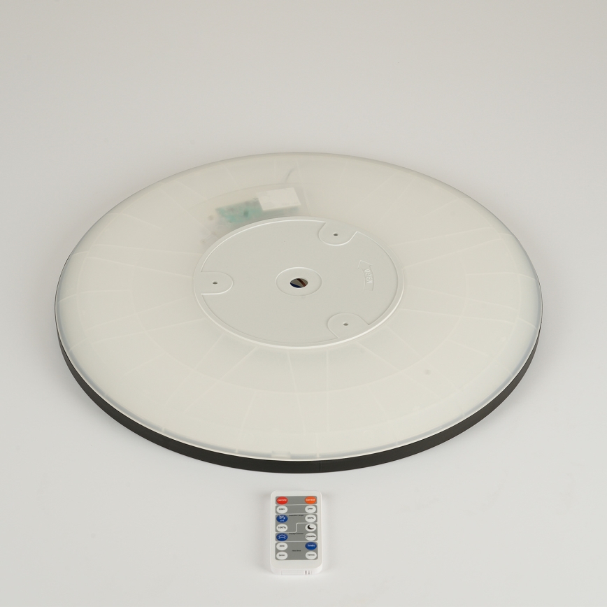 Brilagi - LED lampa ściemnialna z czujnikiem ruchu i zmierzchu ULTRA SLIM LED/24W/230V śr. 42 cm + pilot do zdalnego sterowania