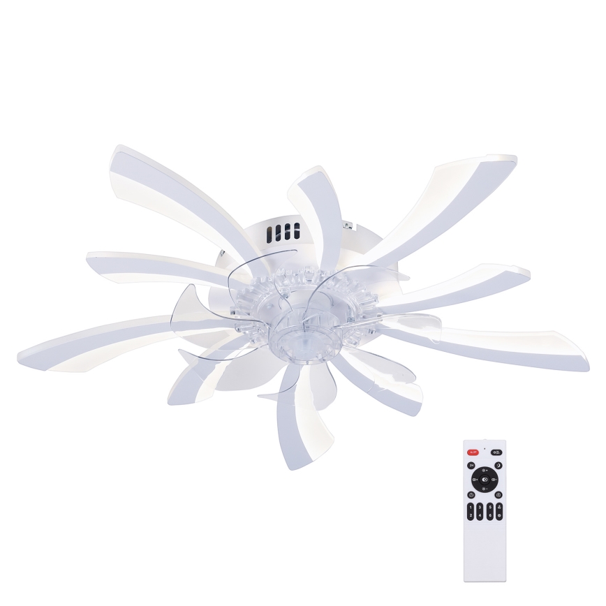 Brilagi - LED regulowane oświetlenie sufitowe z wentylatorem LED/50W/230V 3000-6500K białe + pilot zdalnego sterowania