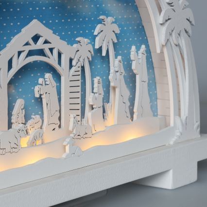 Brilagi - LED Dekoracja bożonarodzeniowa LED/2xAA szopka