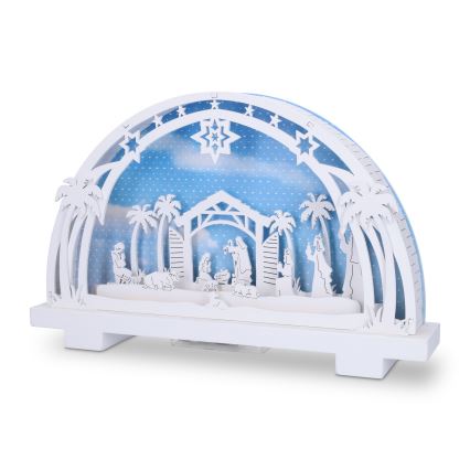 Brilagi - LED Dekoracja bożonarodzeniowa LED/2xAA szopka