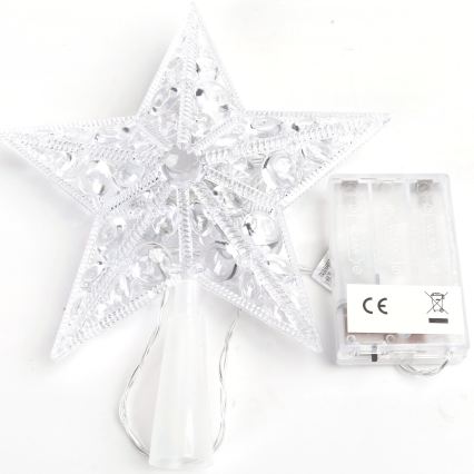 BRILAGI - LED dekoracja świąteczna LED/3xAA 21 cm gwiazda, ciepła biel