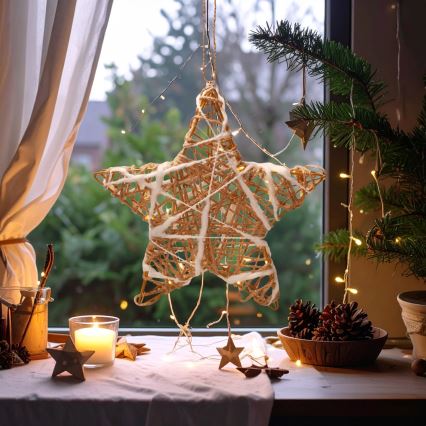 Brilagi - LED dekoracja świąteczna LED/2xAA 30x28 cm gwiazda