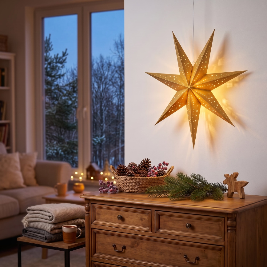 BRILAGI - LED Dekoracja świąteczna LED/2xAA 60 cm gwiazda