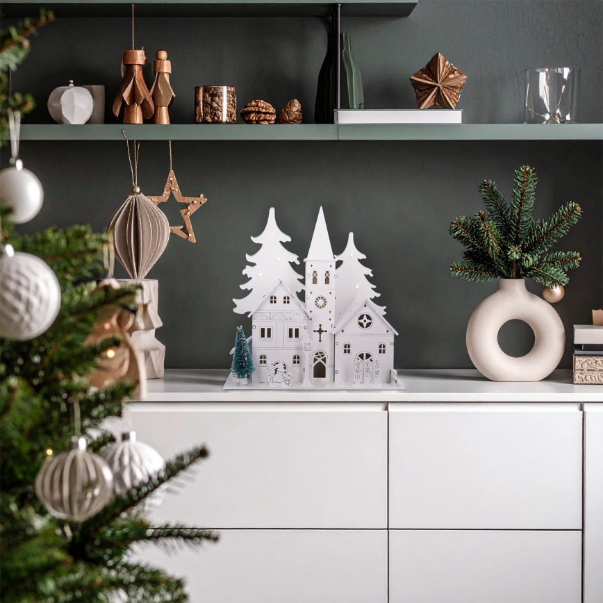 Brilagi - LED dekoracja świąteczna LED/2xAA kościółek