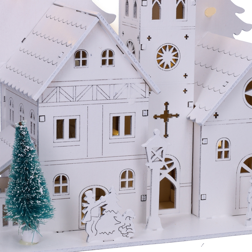 Brilagi - LED dekoracja świąteczna LED/2xAA kościółek