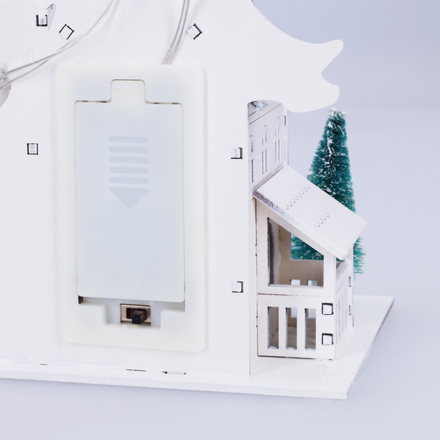 Brilagi - LED dekoracja świąteczna LED/2xAA kościółek