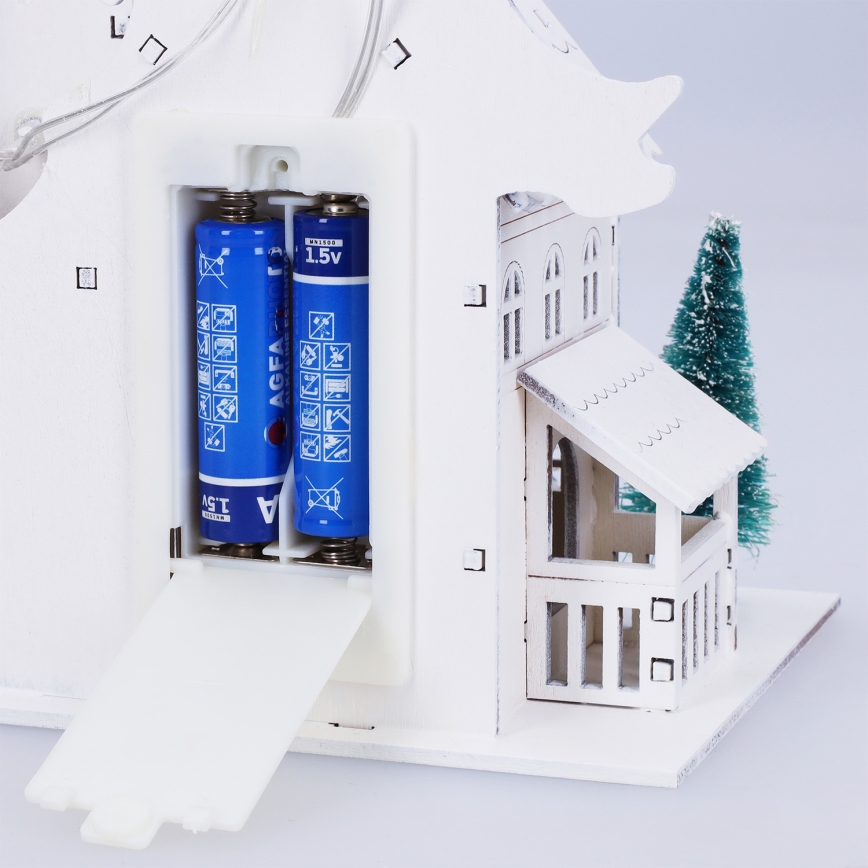 Brilagi - LED dekoracja świąteczna LED/2xAA kościółek