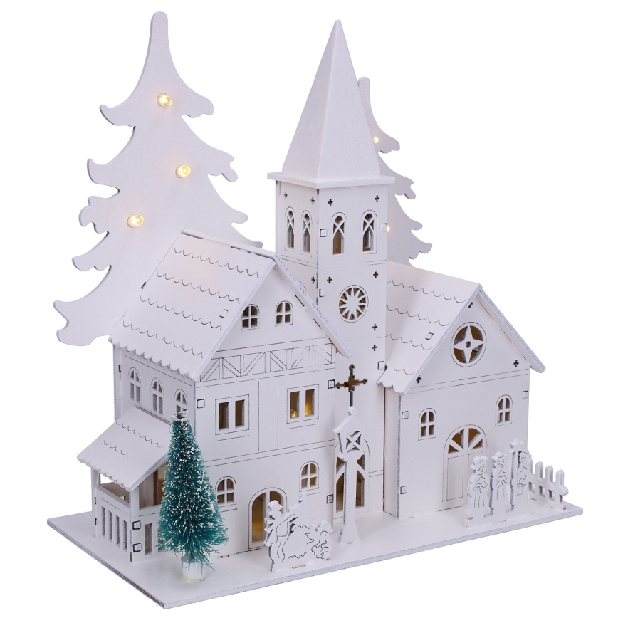 Brilagi - LED dekoracja świąteczna LED/2xAA kościółek