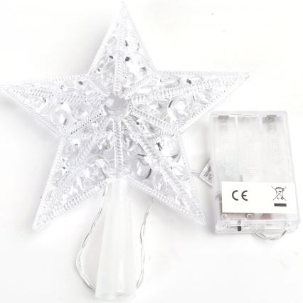 BRILAGI - LED dekoracja świąteczna LED/3xAA 21 cm gwiazda wielokolorowa