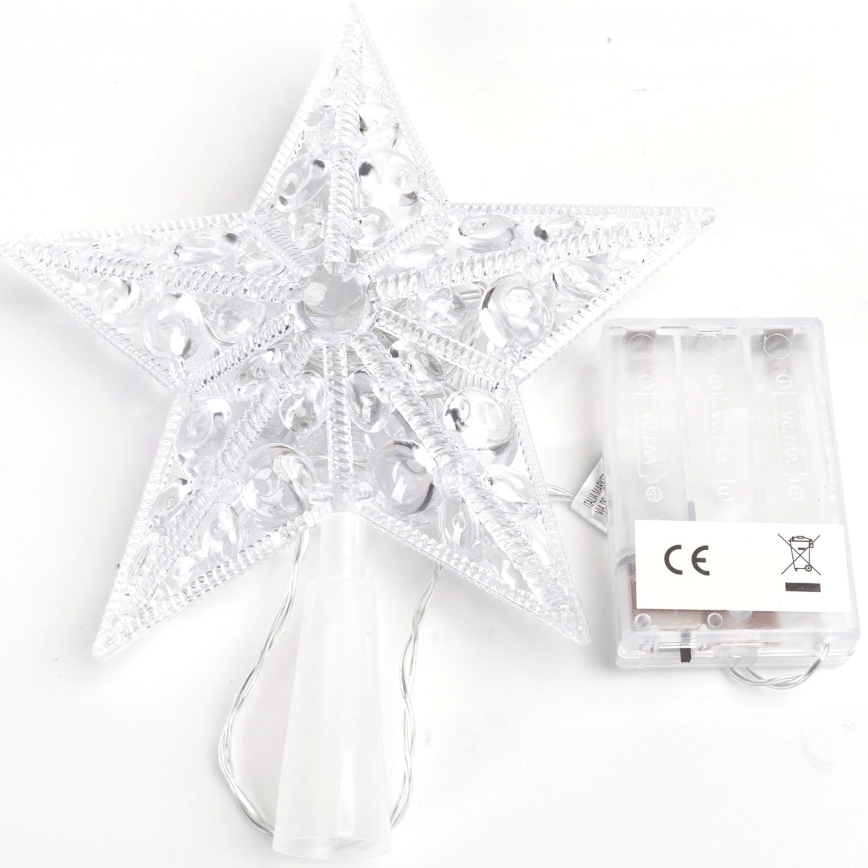 BRILAGI - LED dekoracja świąteczna LED/3xAA 21 cm gwiazda wielokolorowa
