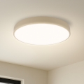 Brilagi - LED Dimmable Sufitowa Lampa POOL SMART LED/48W/230V Ø 40 cm Wi-Fi Tuya beżowa + pilot zdalnego sterowania
