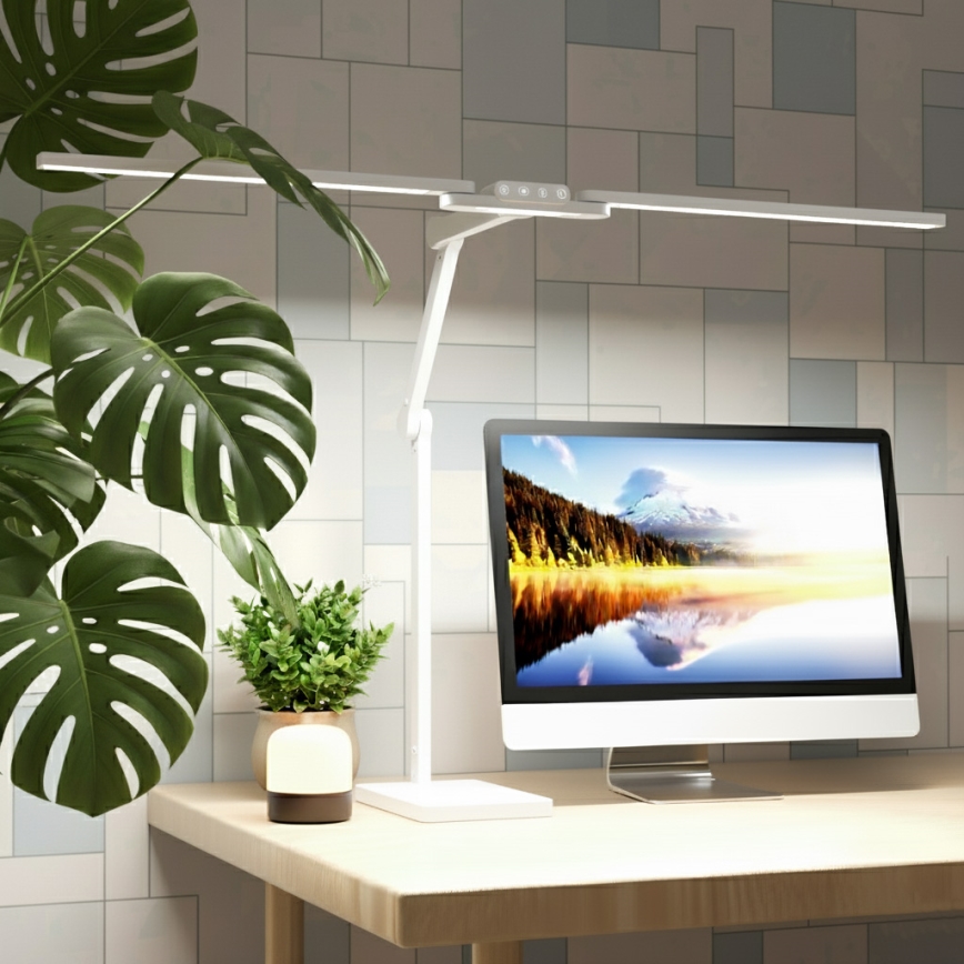 Brilagi - Ściemniana dotykowa lampka biurkowa LED VARIO LED/24W/230V 3000-6500K CRI 92 biała