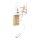 Brilagi - LED Dziecięca elastyczna lampa ścienna BOBO WOOD 1xE27/25W/230V + LED/3W dąb/biały/zwierzątka