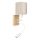 Brilagi - LED Dziecięca giętna lampa ścienna BOBO WOOD 1xE27/25W/230V + LED/3W dąb/biały/beżowy/w kropki