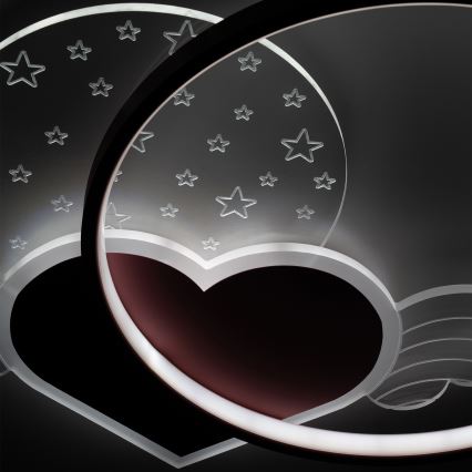 Brilagi - LED Dziecięca lampa sufitowa LOVE LED/48W/230V 3000/4500/6000K różowa