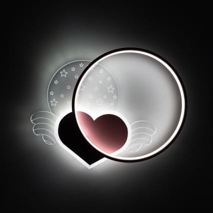 Brilagi - LED Dziecięca lampa sufitowa LOVE LED/48W/230V 3000/4500/6000K różowa