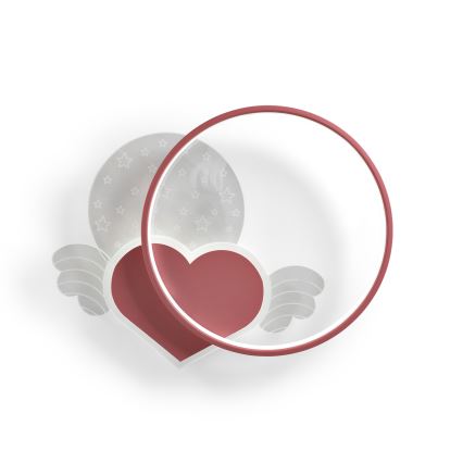 Brilagi - LED dziecięca oprawa sufitowa LOVE LED/48W/230V 3000/4500/6000K różowa
