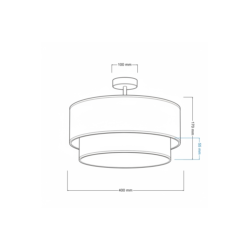 Brilagi - LED dziecięcy przysufitowy żyrandol BOBO 1xE27/10W/230V Ø 40 cm kremowy/różowy/króliczki