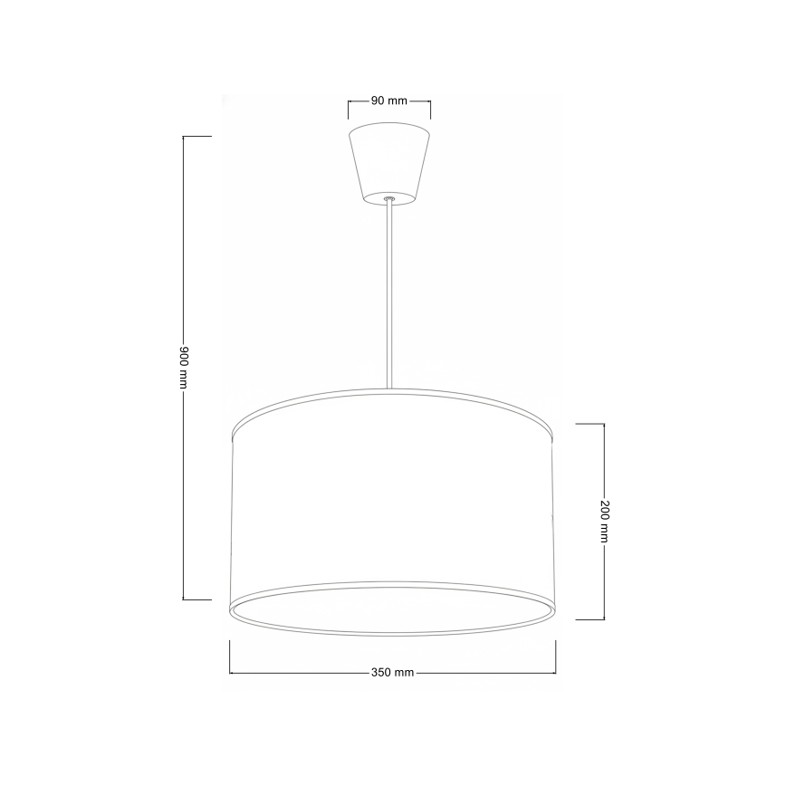 Brilagi - LED dziecięcy żyrandol na linku BOBO 1xE27/60W/230V pr. 35 cm biały/zwierzątka