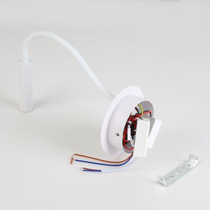 Brilagi - LED Elastyczna lampa naścienna z portem USB MAYA LED/3W/230V 4000K biała