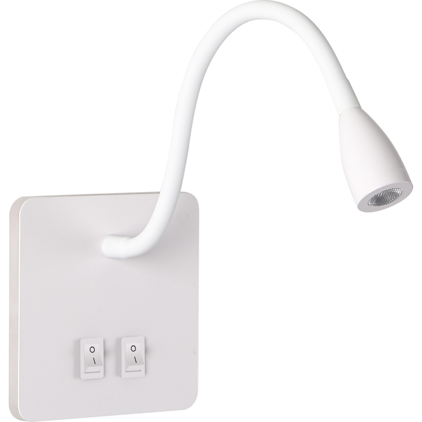 Brilagi - LED Elastyczny kinkiet MAYA Double LED/4W/230V + LED/3W biały