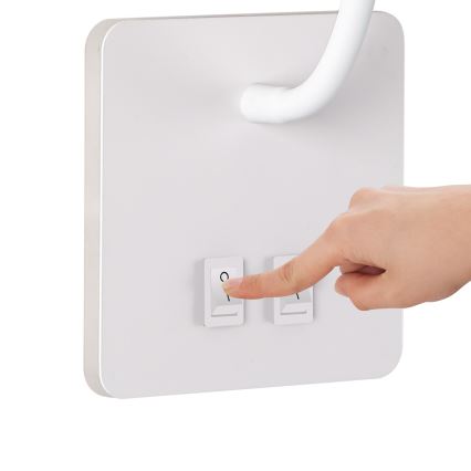 Brilagi - LED Elastyczny kinkiet MAYA Double LED/4W/230V + LED/3W biały