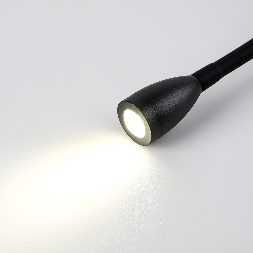 Brilagi - LED Elastyczny kinkiet MAYA Double LED/4W/230V + LED/3W czarny