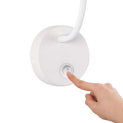 Brilagi - LED Elastyczny kinkiet MAYA LED/3W/230V 4000K biały/złoty