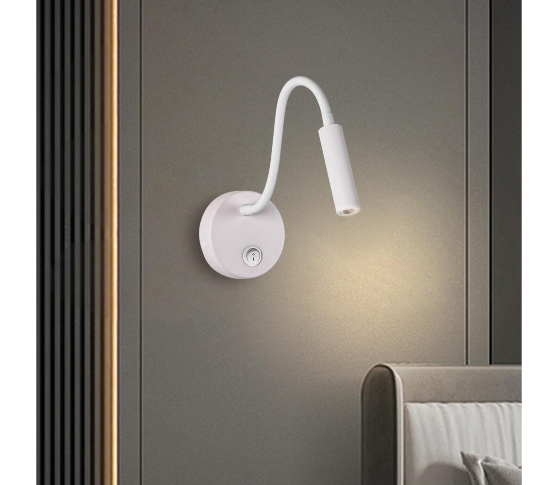 Brilagi - LED Elastyczny kinkiet MAYA LED/3W/230V 4000K biały