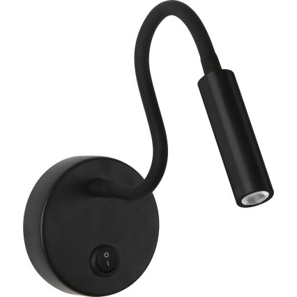 Brilagi - LED Elastyczny kinkiet MAYA LED/3W/230V 4000K czarny