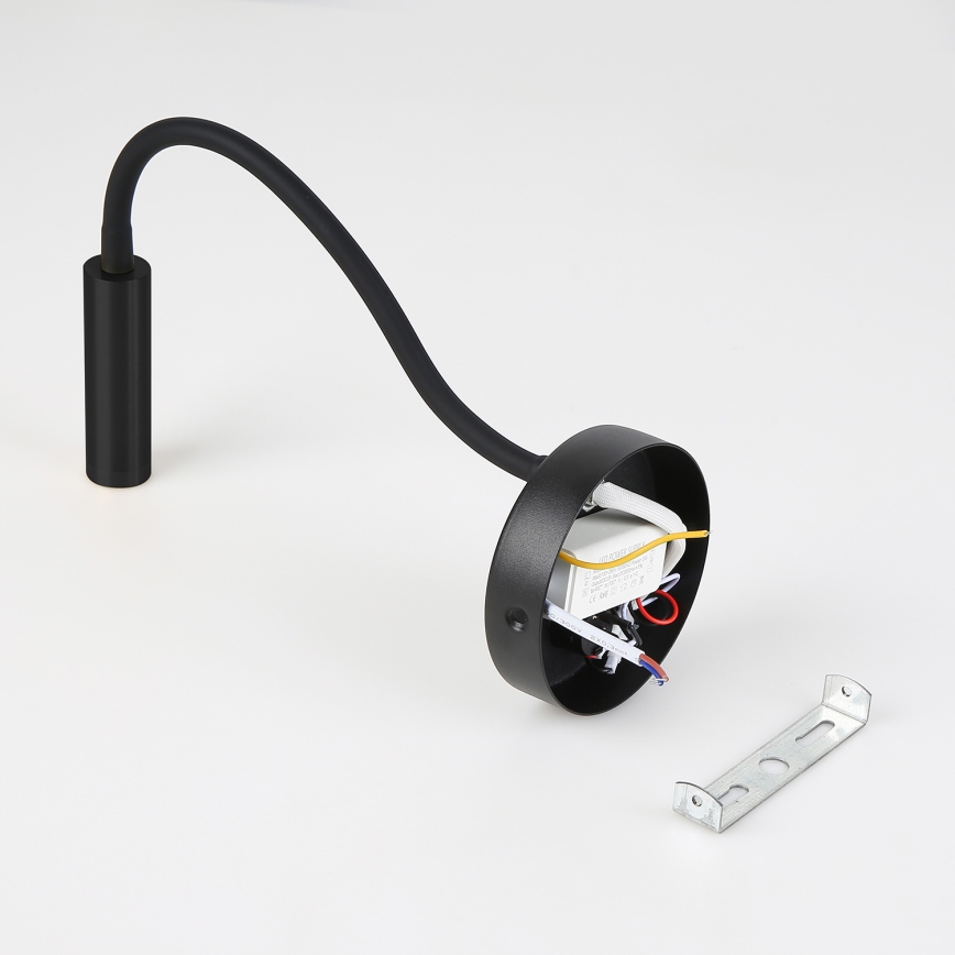 Brilagi - LED Elastyczny kinkiet MAYA LED/3W/230V 4000K czarny