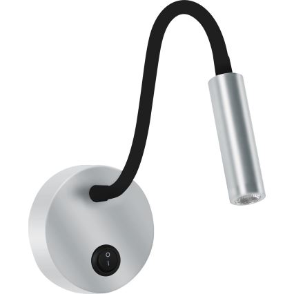 Brilagi - LED Elastyczny kinkiet MAYA LED/3W/230V 4000K srebrny