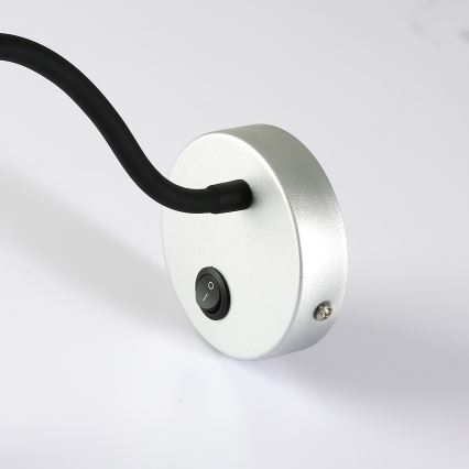 Brilagi - LED Elastyczny kinkiet MAYA LED/3W/230V 4000K srebrny