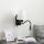 Brilagi - LED Elastyczny kinkiet NUBILA 1xE27/25W/230V + LED/3W czarny/biały