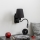 Brilagi - LED Elastyczny kinkiet NUBILA 1xE27/25W/230V + LED/3W czarny
