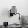 Brilagi - LED Elastyczny kinkiet NUBILA 1xE27/25W/230V + LED/3W czarny/szary