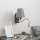 Brilagi - LED Elastyczny kinkiet NUBILA 1xE27/25W/230V + LED/3W matowy chrom/szary
