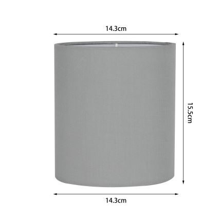 Brilagi - Elastyczny kinkiet LED NUBILA 1xE27/25W/230V + LED/3W biały/jasnoszary